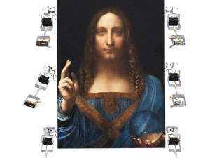 मूर्तिकला साल्वेटर मुंडी 3D मॉडल