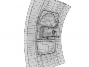 Airplane door Modelo 3D