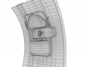 Airplane door Modelo 3D
