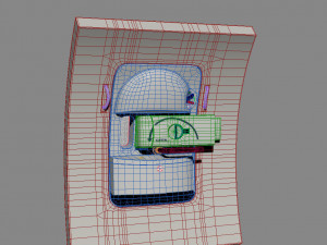 Airplane door Modelo 3D
