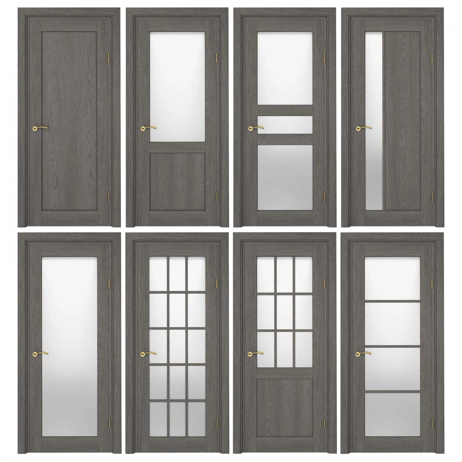 Doors Federico 3D Model .c4d .max .obj .3ds .fbx .stl .blend 