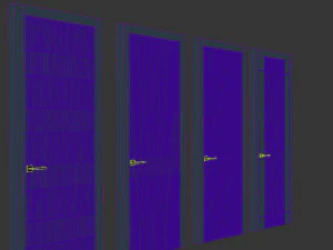 Interior doors milled 1 3D Model
