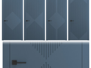 Interior doors milled 2 3Dモデル