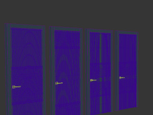 Interior doors milled 2 Modello 3D
