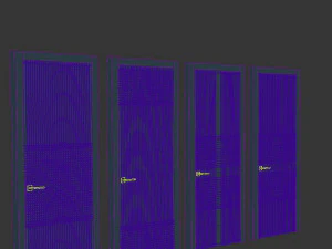 Interior doors milled 2 3D Model