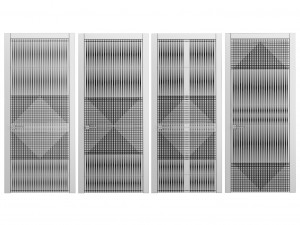 Interior doors milled 2 Modello 3D