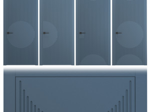 Interior doors milled 3 3D-Modell