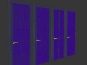 Interior doors milled 3 3D Model
