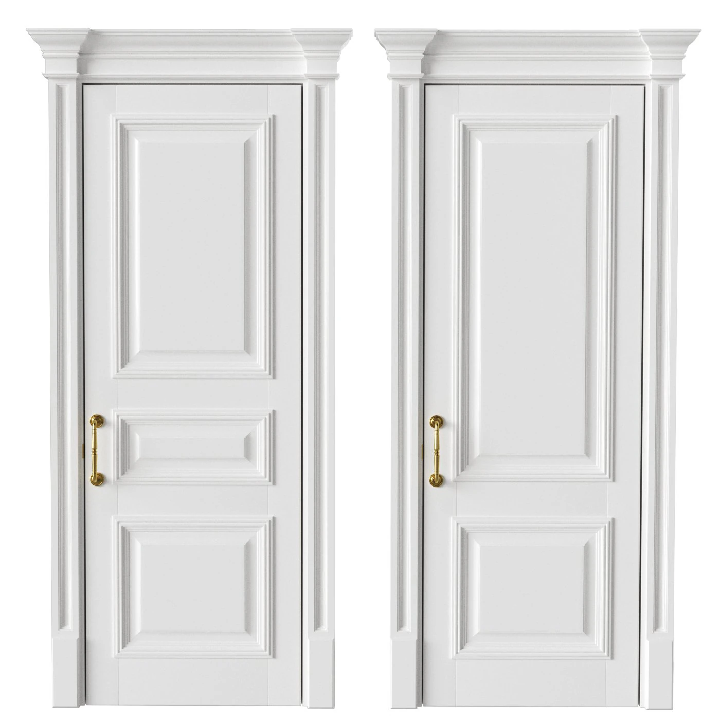 Prada doors 3D Model .c4d .max .obj .3ds .fbx .stl .blend 