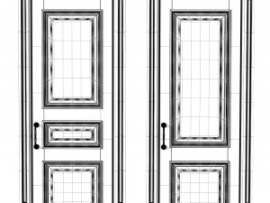Prada doors 3D Модель