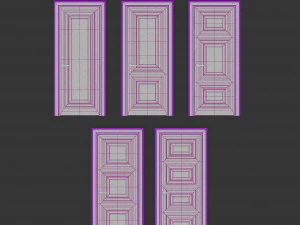 Dorian Imperiale Doors 3D Model