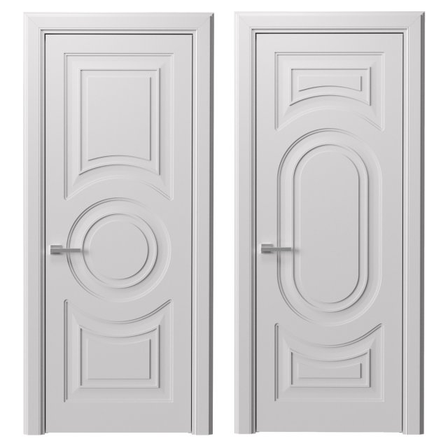 Doors Dorian Imperiale 12 3D Model .c4d .max .obj .3ds .fbx .stl .blend 