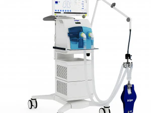 Ventilatore polmonare artificiale Drager Evita V800 Modello 3D