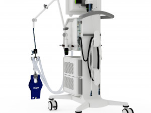 Artificial lung ventilator Drger Evita V800 Modelo 3D