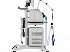Artificial lung ventilator Drger Evita V800 3D Model