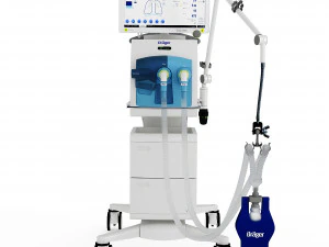 Artificial lung ventilator Drger Evita V800 3D Model