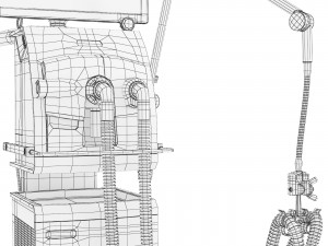 Artificial lung ventilator Drger Evita V800 Modelo 3D