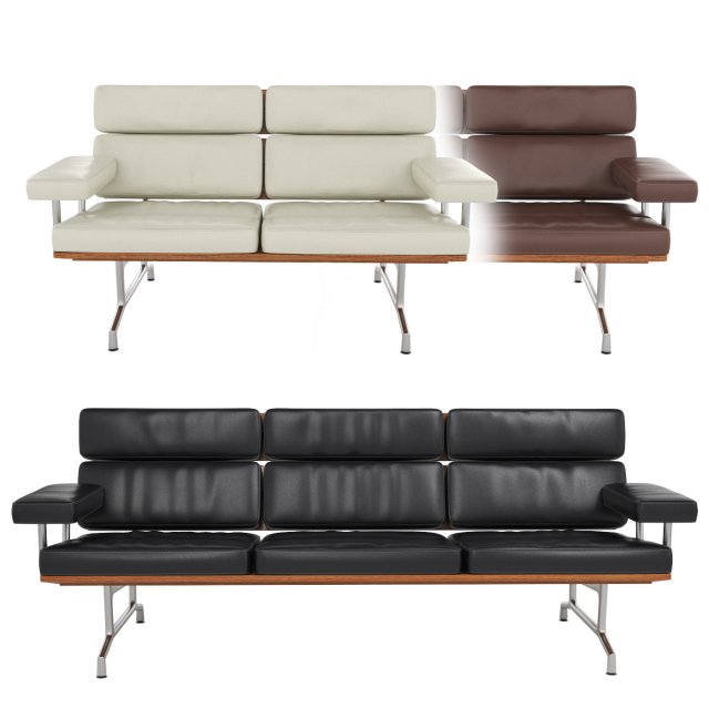 Eames Sofa 3D मॉडल .c4d .max .obj .3ds .fbx .stl .blend 