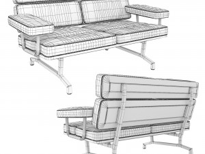 Eames Sofa 3D मॉडल