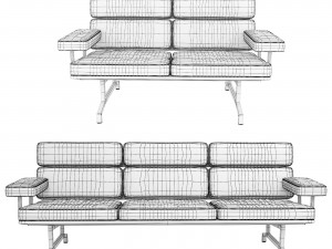 Eames Sofa 3D मॉडल