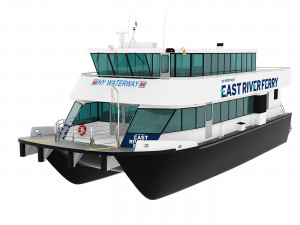 Ferry East River 3Dモデル