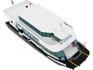 Ferry East River 3D Model