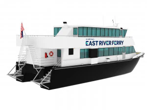 Ferry East River 3D Model