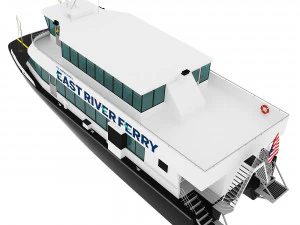 Ferry East River 3D Model