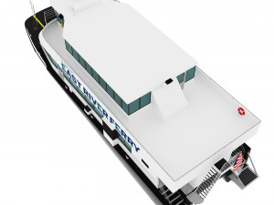 Ferry East River 3D मॉडल