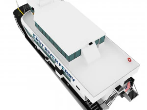 Ferry East River 3D Model