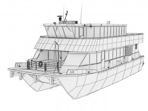 Ferry East River 3D Model