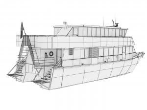 Ferry East River 3D Model