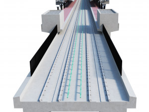 Eisenhower Ave Station Subway Station Model 3D