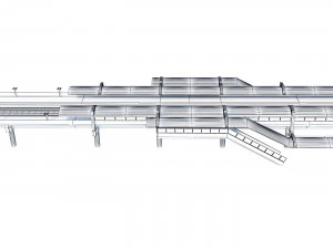 Eisenhower Ave Station Subway Station 3D Model