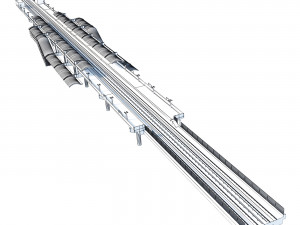 Eisenhower Ave Station Subway Station Model 3D