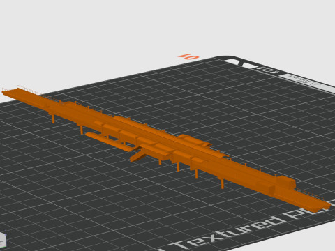 Eisenhower Ave Station Subway Station Model 3D