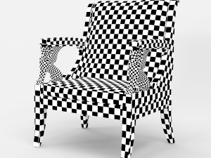 Armchair Empire 3D Model