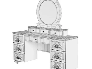 Dressing Table Morfeo 3D Model