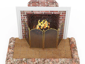 Fireplace 3D Model