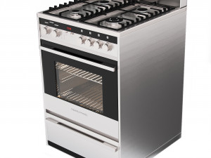 Gas stove Fisher Paykel 3D Model