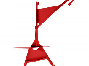 Flamingo sculpture in Chicago Modelo 3D