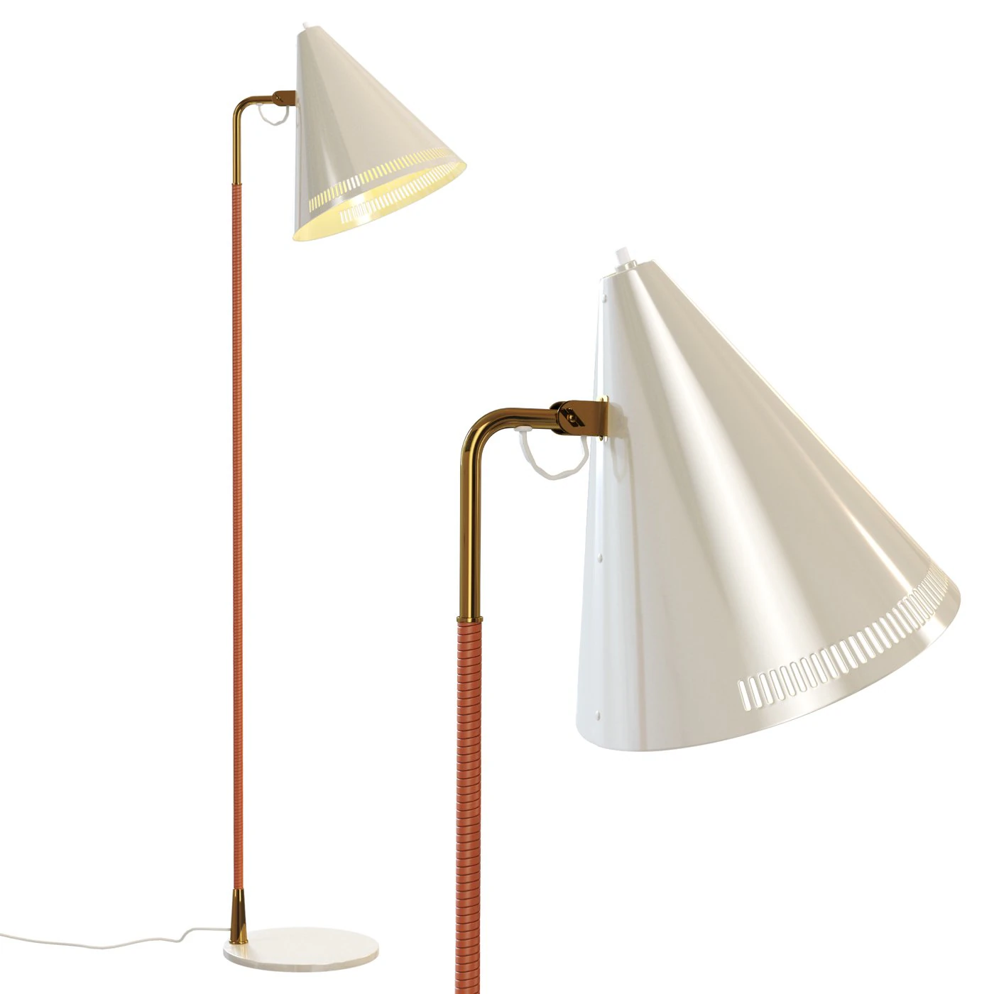 Floor lamp Paavo Tynell lamp 3D Model .c4d .max .obj .3ds .fbx .stl .blend 