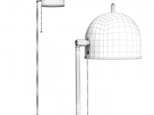 Floor lamp G-075 from Bergboms 3D मॉडल