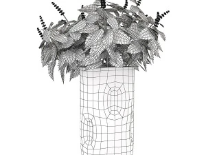 Bouquet in a vase 1 3D Model