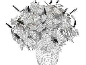 Bouquet in a vase 1 3Dモデル
