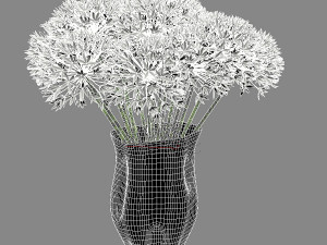 Bouquet in a Vase 2 3D-Modell