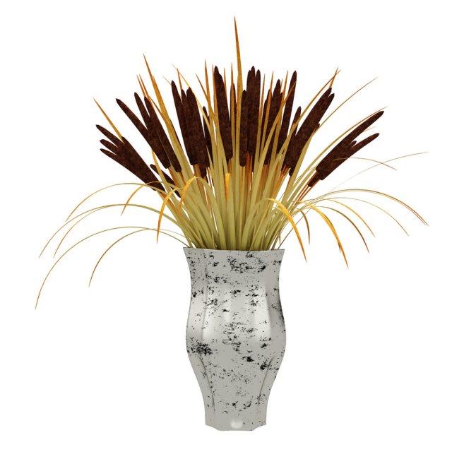 Bouquet in a vase 3 3D Model .c4d .max .obj .3ds .fbx .stl .blend 