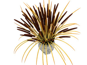 Bouquet in a vase 3 3D Model