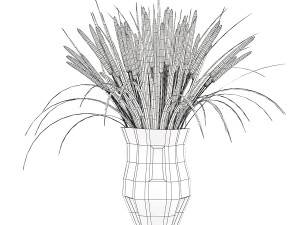Bouquet in a vase 3 3D Model