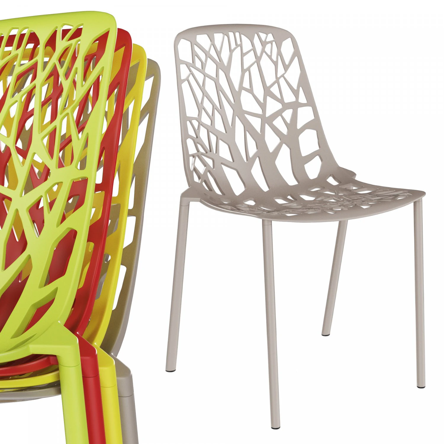 Chair FOREST 3D Model .c4d .max .obj .3ds .fbx .stl .blend 